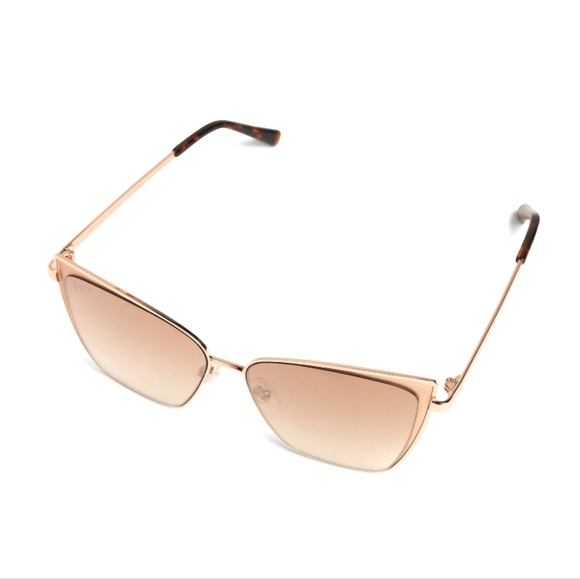 Diff Becky Gold/Brown Lady's Sunglasses - Picture 3 of 15